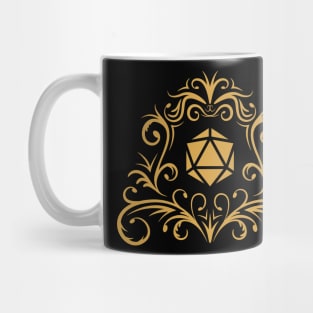 Tribal Polyhedral D20 Dice Tabletop RPG Gaming Mug